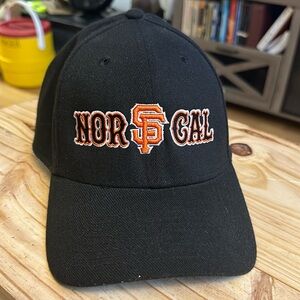 Black New Era SF Giants fitted hat size L/XL. NorCal logo!